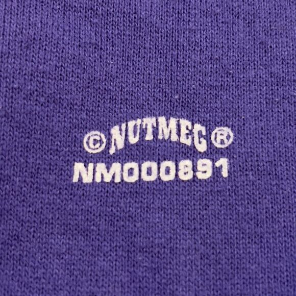 RARE! Vintage 1991 Nutmeg Mills Phoenix Suns Purple Sweatshirt Made in USA - XL - Picture 5 of 10